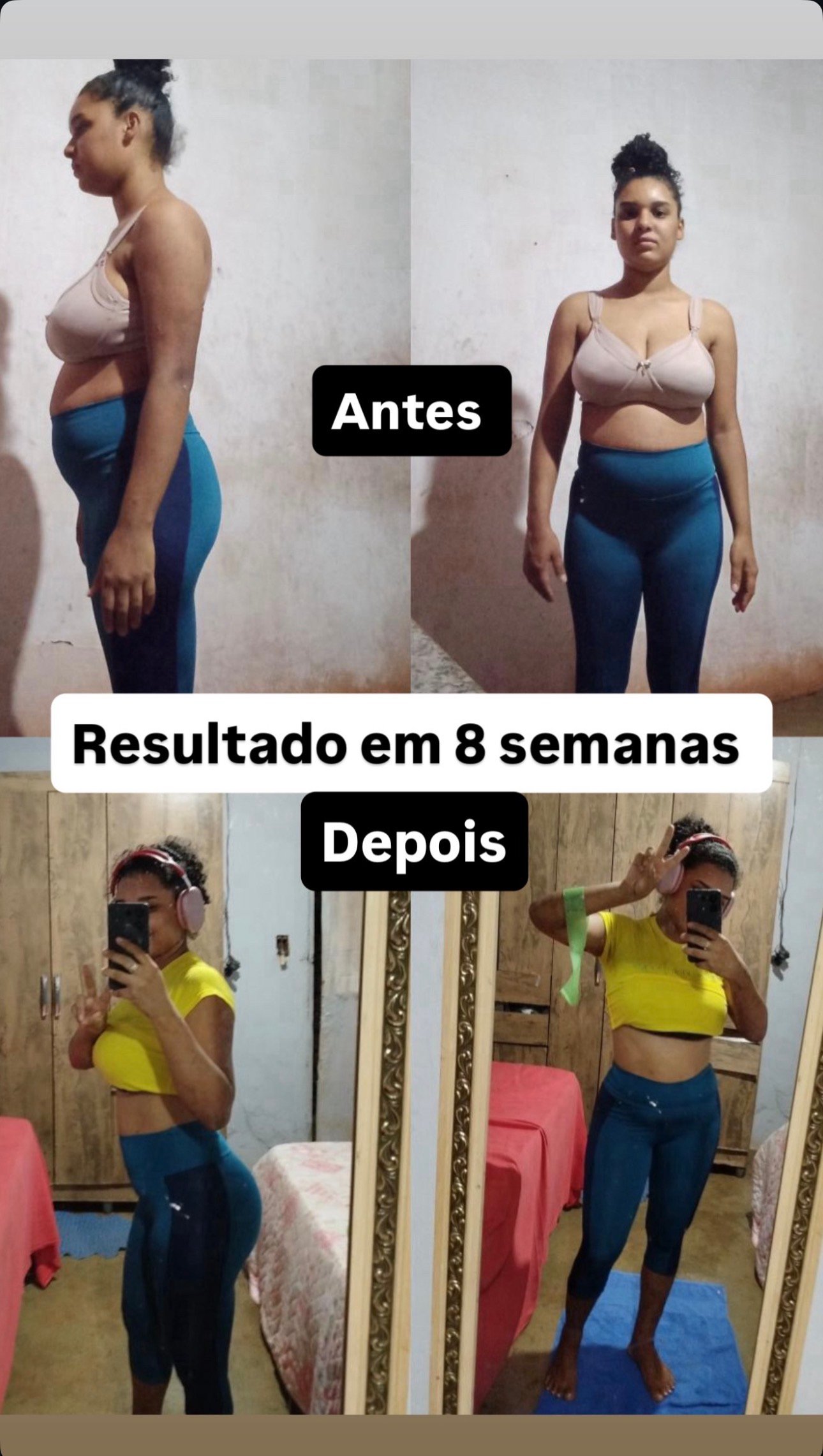 Resultado em 8 semanas